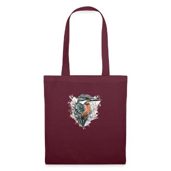 Épopée Kingfisher - Sac en tissu - bordeaux - Devant
