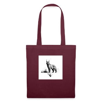 Lynx - Tote Bag - burgundy - Front