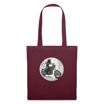 A Classic Cruiser Reimagined - Tote Bag - burgundy - Front
