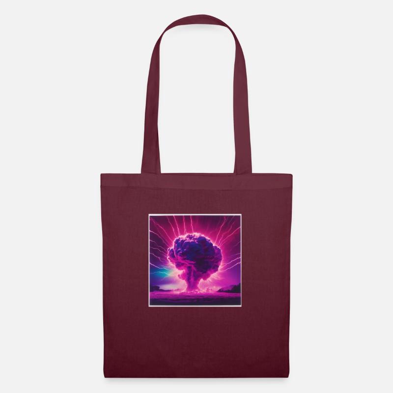 Atomic - Tote Bag - burgundy