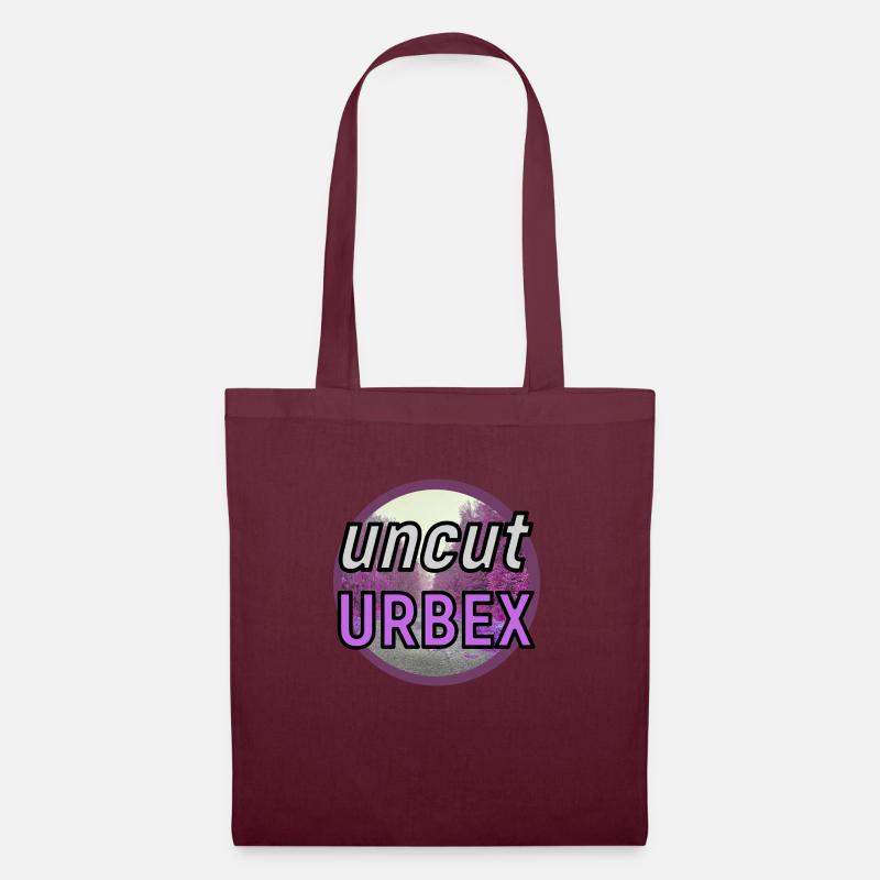 uncutURBEX LOGO - Stoffbeutel - Burgunderrot