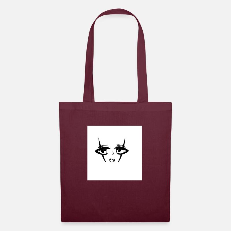 Face - Tote Bag - burgundy