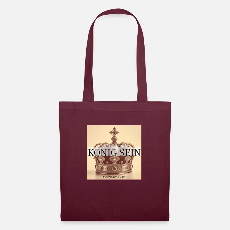 Be king - Tote Bag - burgundy