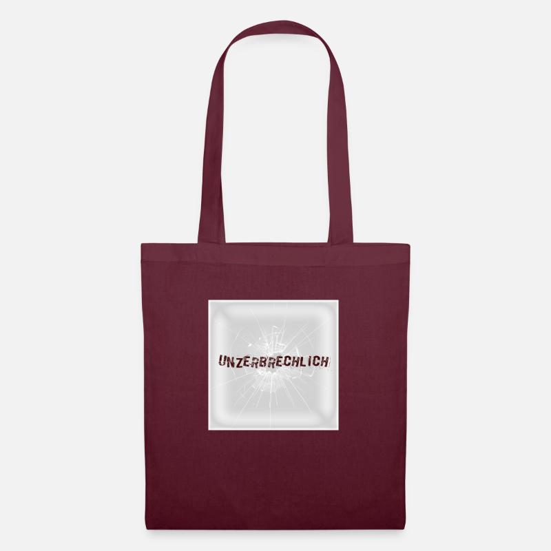 Unbreakable - Tote Bag - burgundy