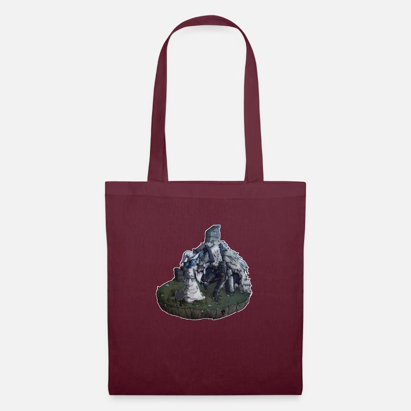 Ranni et Blaidd - Sac en tissu - bordeaux