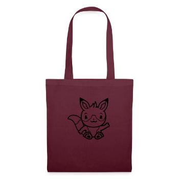 Fox Red Fox Wild Animal Clever Forest Inhabitants - Tote Bag - burgundy - Front