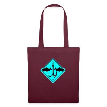 Fishing Fishing Icon - Tote Bag - burgundy - Front