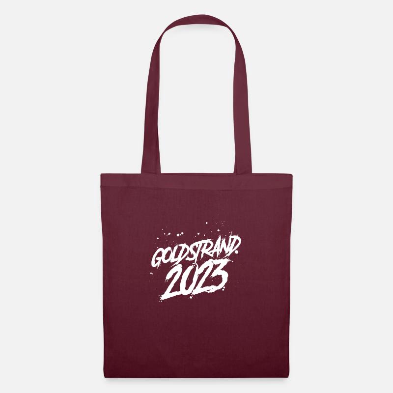 Goldstrand 2023 - Stoffbeutel - Burgunderrot