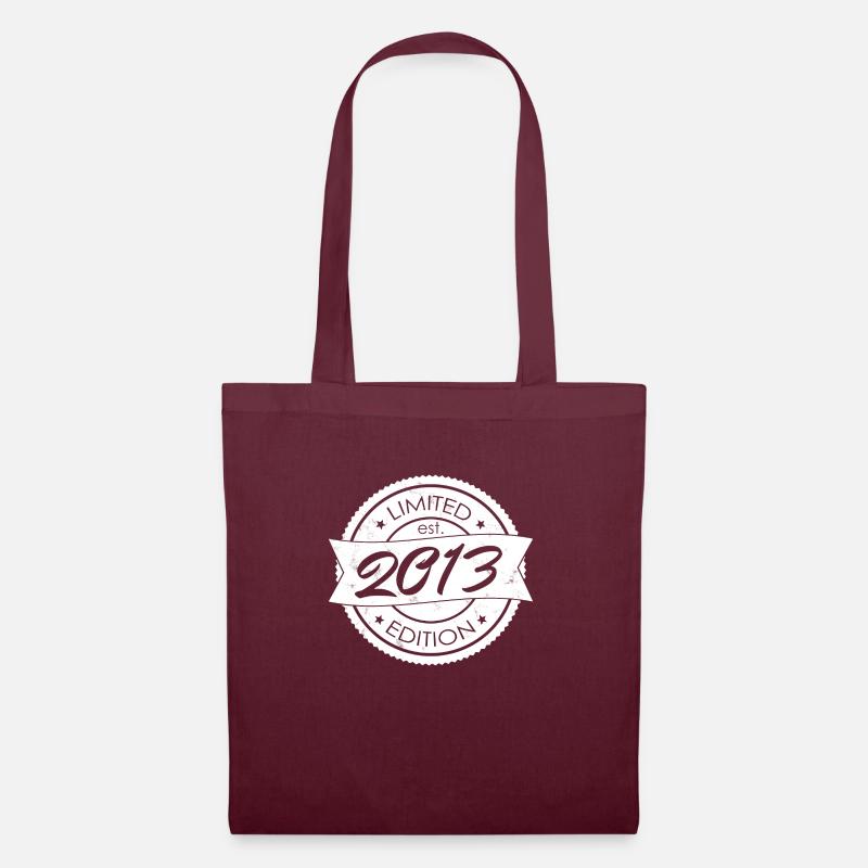 Limited Edition est 2013 - Stoffbeutel - Burgunderrot