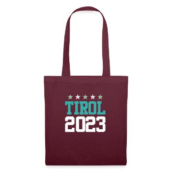 Tyrol 2023 - Tote Bag - burgundy - Front