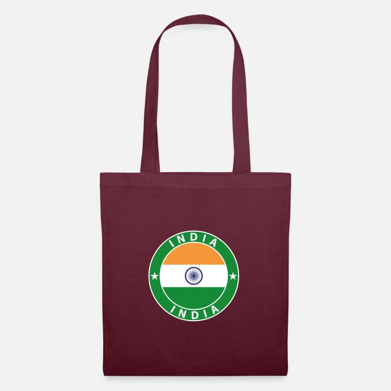 India - Tote Bag - burgundy