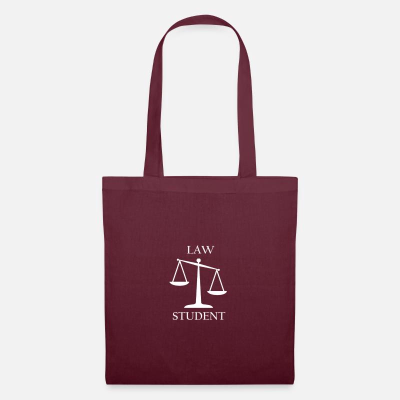 Law Student - Stoffbeutel - Burgunderrot