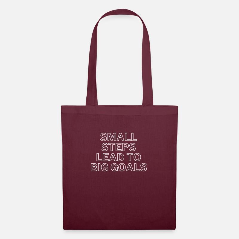 De grands objectifs - Sac en tissu - bordeaux