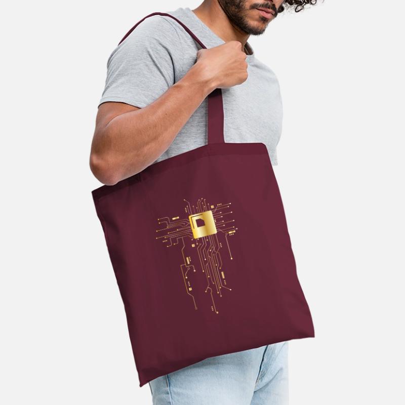 CPU Technology Nerd Computer Chip Computer Scientist Tote Bag