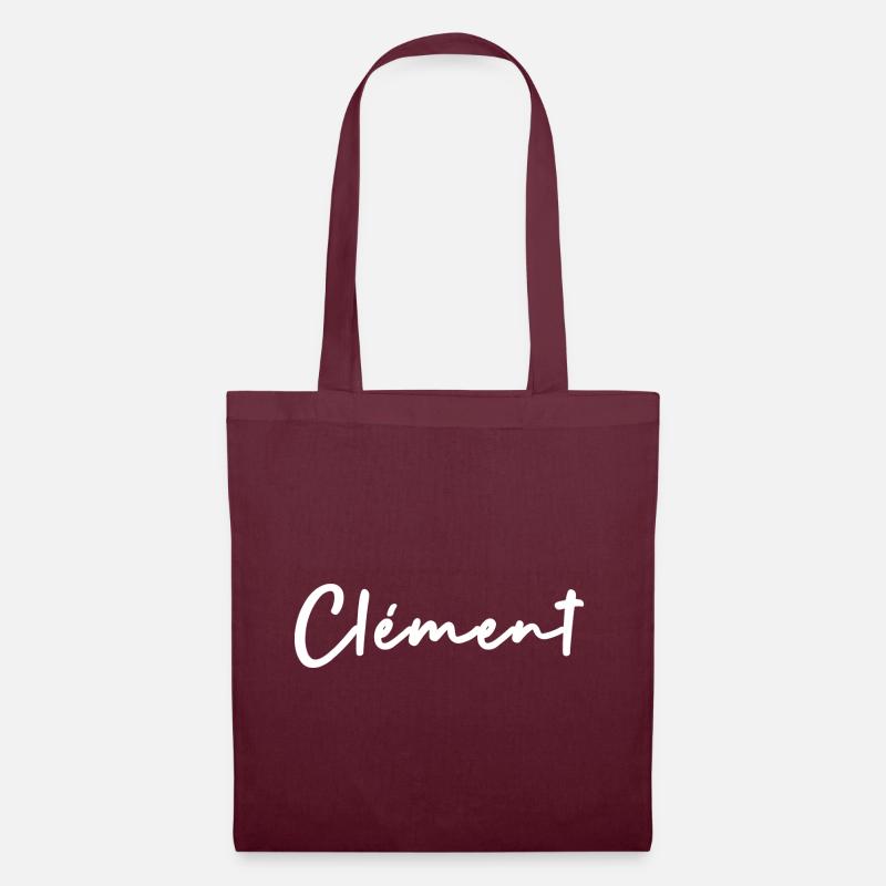 Clément - Sac en tissu - bordeaux