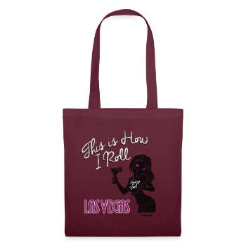 PD Moreno Comment je roule Vegas Girl - Sac en tissu - bordeaux - Devant