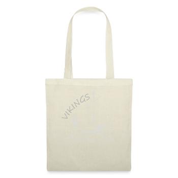 Vikings boot mono, Wikinger Boot - Stoffbeutel - Natur - Vorne