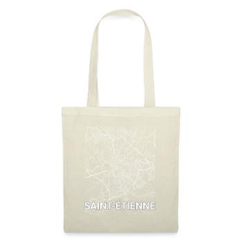 Saint-Étienne city map and streets - Tote Bag - nature - Front