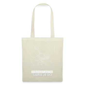 Straight Outta Sarajevo city map and streets - Tote Bag - nature - Front