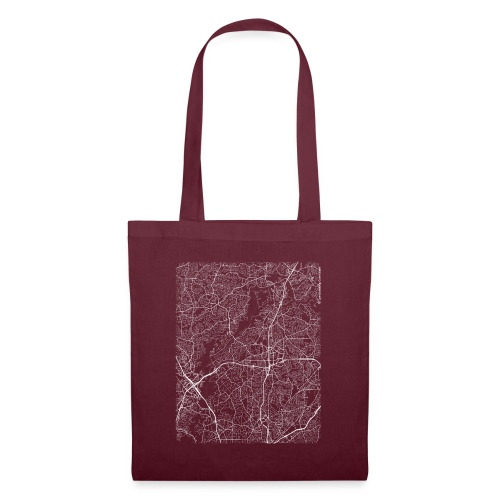 Minimal Sandy Springs city map and streets - Tote Bag