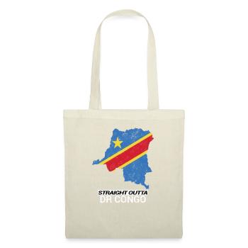 Straight Outta République démocratique du Congo - Sac en tissu - nature - Devant