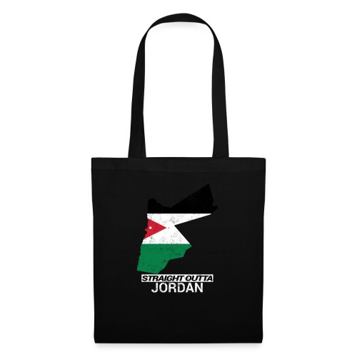 Straight Outta Jordan country map - Tote Bag