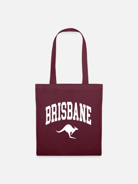 Brisbane - Stoffbeutel - Burgunderrot