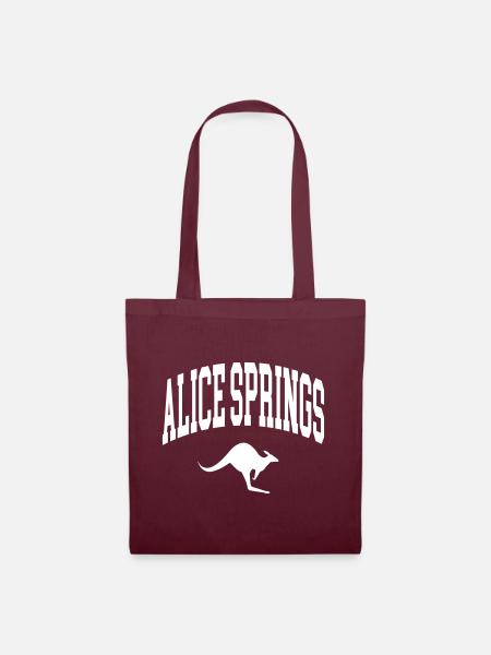 Alice Springs - Stoffbeutel - Burgunderrot