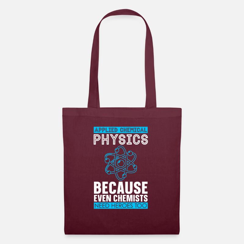 Physik Physiker - Stoffbeutel - Burgunderrot