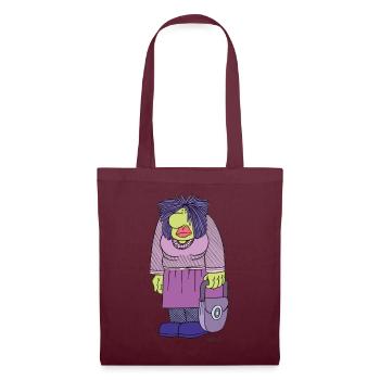 The Lady - Tote Bag - burgundy - Front