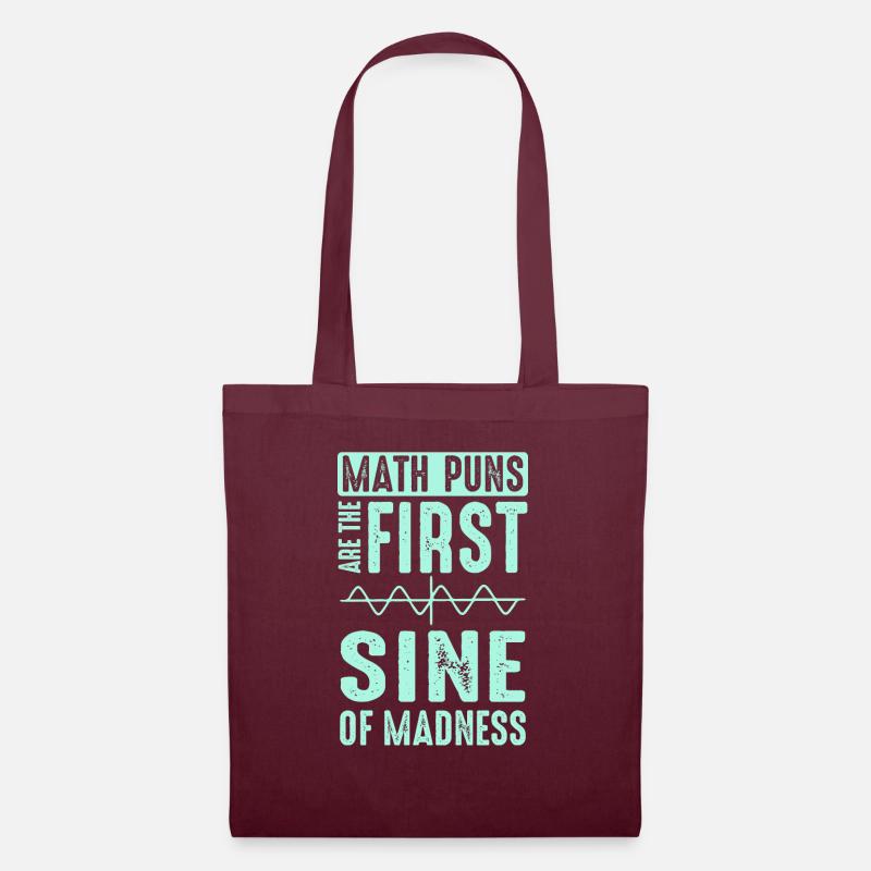 mathematics - Tote Bag - burgundy