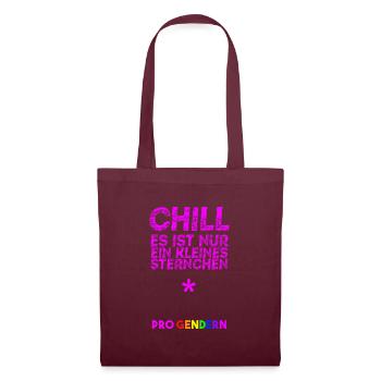 Pro Gendering Gift Idea Feminism Queer LGBTQ+ - Tote Bag - burgundy - Front