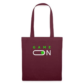 T-shirt Game on pour le sport et les joueurs - Sac en tissu - bordeaux - Devant