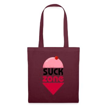 SUCK ZONE - Tote Bag - burgundy - Front