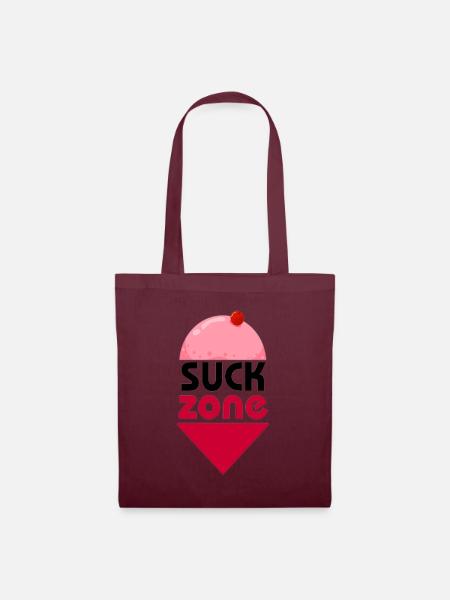 SUCK BEREICH - Stoffbeutel - Burgunderrot