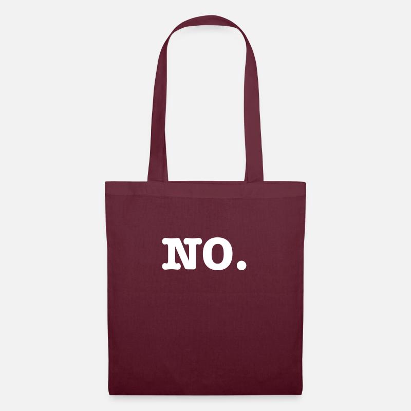 NO. - Tote Bag - burgundy