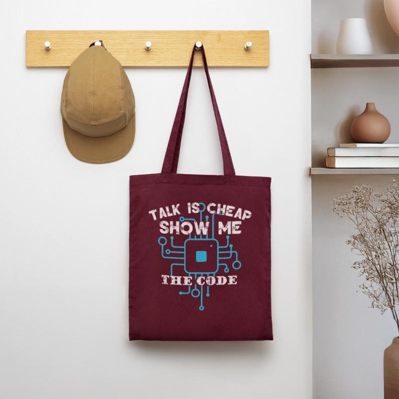 Funny Coder Coding Tote Bag