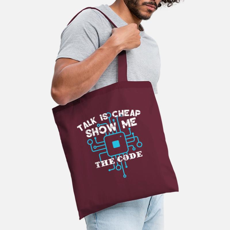 Funny Coder Coding Tote Bag