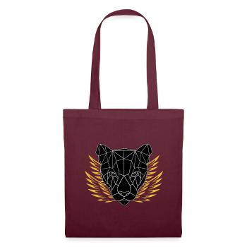 Gold panther - Sac en tissu - bordeaux - Devant