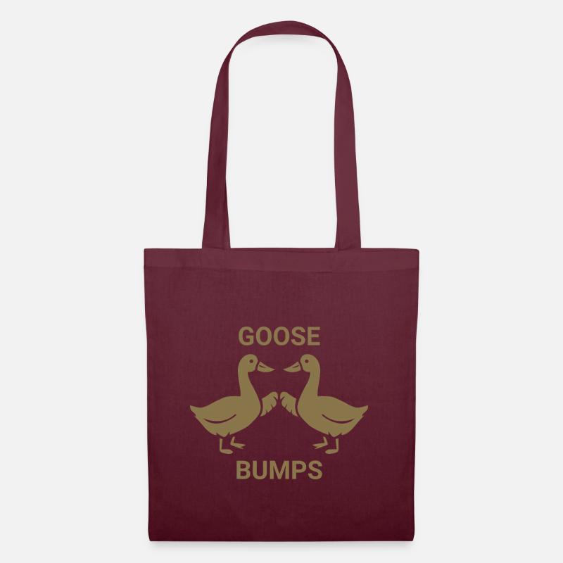 Goose Bumps - Stoffbeutel - Burgunderrot