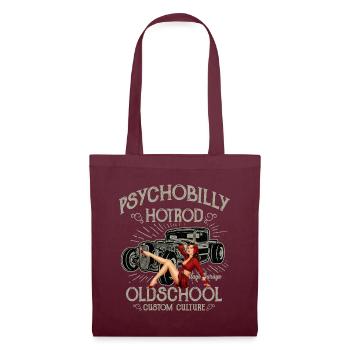 Hot Rod Pinup Oldschool Psychobilly - Sac en tissu - bordeaux - Devant