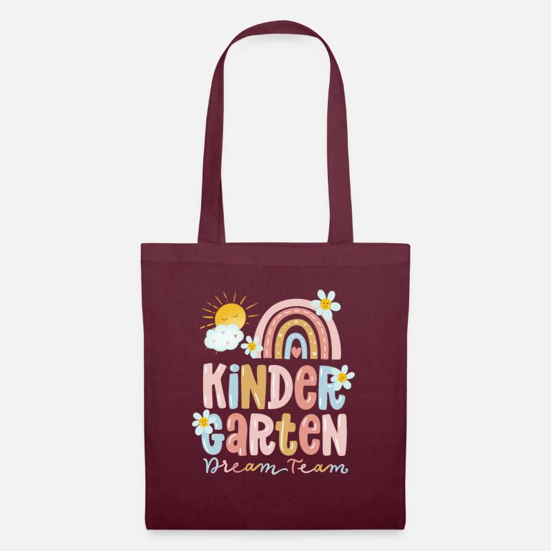 Kindergarten Team - Tote Bag - burgundy
