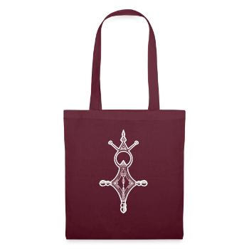 La croix du sud - Sac en tissu - bordeaux - Devant