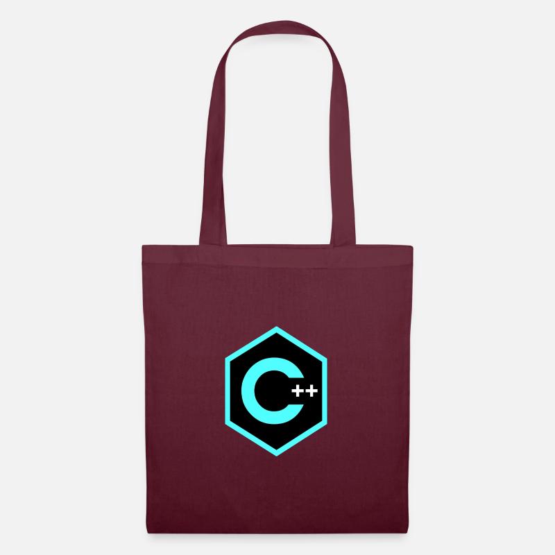 C++ - Tote Bag - burgundy