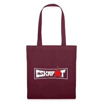 Eskapart logo - Stoffbeutel - Burgunderrot - Vorne