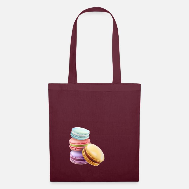 Macaron - Stoffbeutel - Burgunderrot