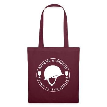 à Gauche Gauche Bande de tête inerte - Sac en tissu - bordeaux - Devant