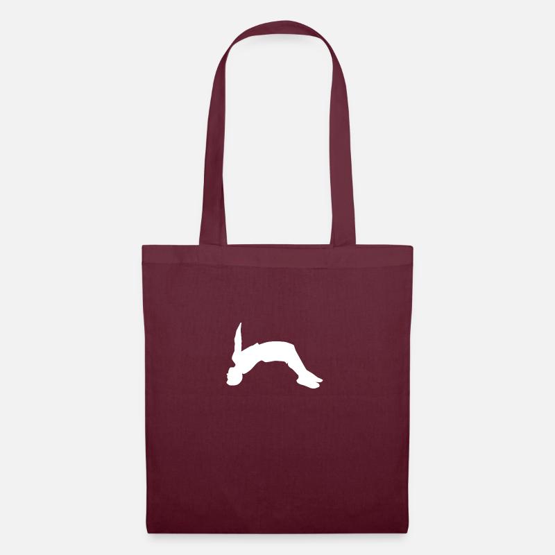 Backflip blanc - Sac en tissu - bordeaux
