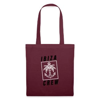 Ibiza Crew Anchor Palm Tree Holidays - Tote Bag - burgundy - Front