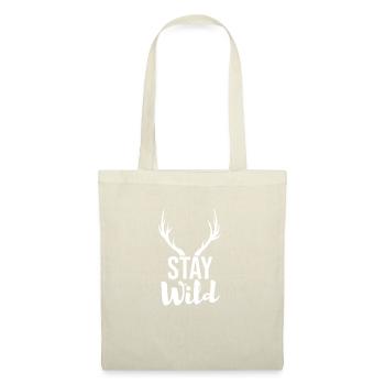 Stay Wild - Stoffbeutel - Natur - Vorne